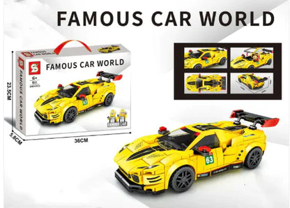 Sports Car Bricks Set