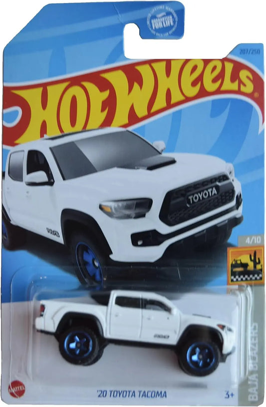 Hot Wheels 20 Toyota Tacoma Baja Blazers 4/10 [White] 207/250
