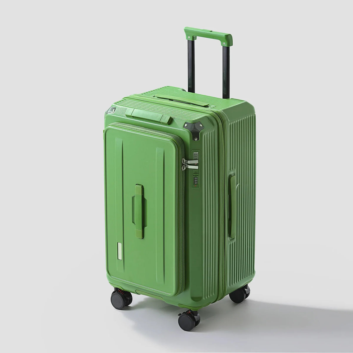 KLQDZMS Luggage Cart Style Travel Bag 20"24"26"28 Inch Large Capacity Trolley Case Women Boarding Box Men's with Wheels Suitcase
