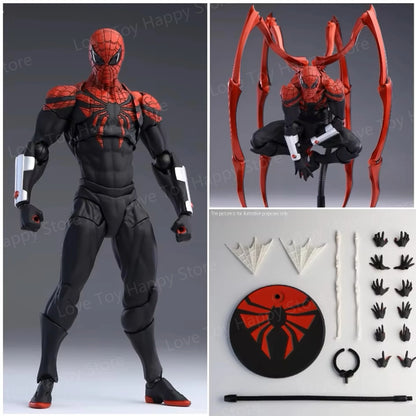 Marvel spiderman figure Movable Joints Painted Character Desktop Decor Collectible Model Toy Gift For Adult Hobby Collectors