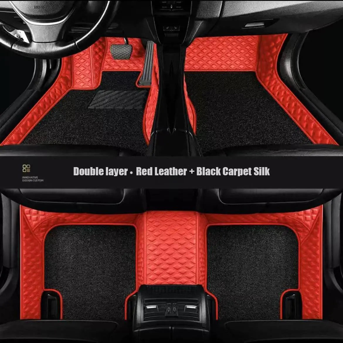 Car Floor Mats for Porsche Macan 2014 2015 2016 2017-2026 Custom Auto Foot Pads Automobile Carpet Cover Interior Accessories
