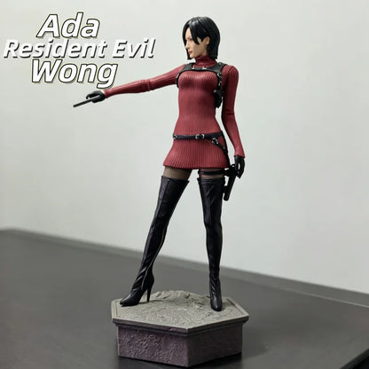 New Resident Evil Ada Wong 1/6 Scale Anime PVC Figure Red Dress Ver Zombie Hunter Collectible Statue Ornament Toy Gift In Stock