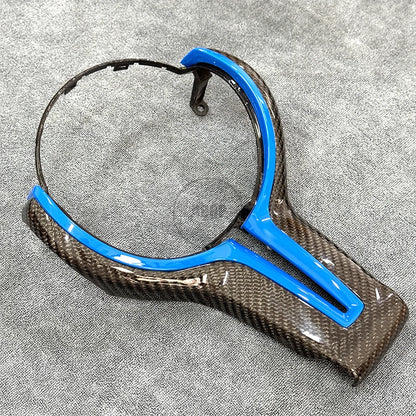 M power Steering Wheel Covers Car Carbon Fiber M sport Steering Wheel Trim for BMW M2 F87 M3 F80 M4 F82 M5 F10 M6 F06