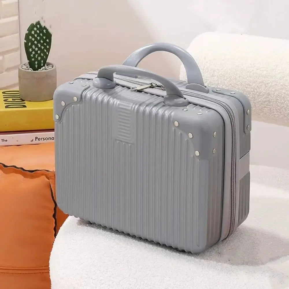Hot Sales 14 inch Travel Suitcase Mini Travel Cosmetic Box Organizer Hand Makeup Case For Women