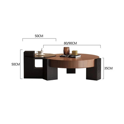 Mid Century Vintage Coffee Tables Wabi Sabi Designer Wabi Sabi Trendy Coffee Table Premium Elegant Mesinha Living Room Furniture