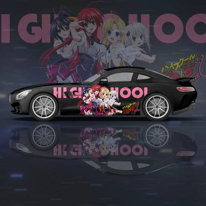 High School DxD Girl Car Wrap Protect Stickers Car Decal Creative Sticker Car Body Appearance Modification Decorative Sticker