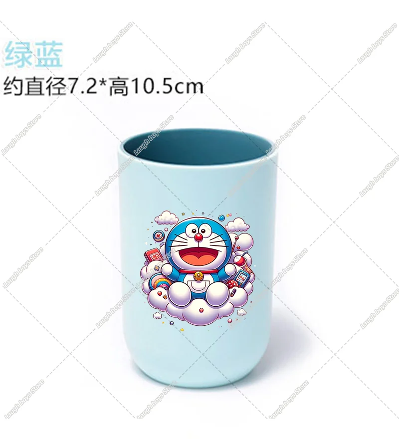 new Doraemons Home Water Cups Cartoon Anime Mouthwash Cup Fashion Large Capacity Toothbrush Cups Breakfast Cup school office Mug