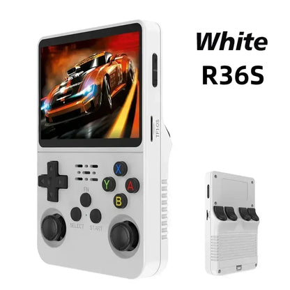 R36S ARKOS System Retro Handheld Game Console 3.5 Inch IPS Screen Classic Portable Video Player 128G Games Boy Gift