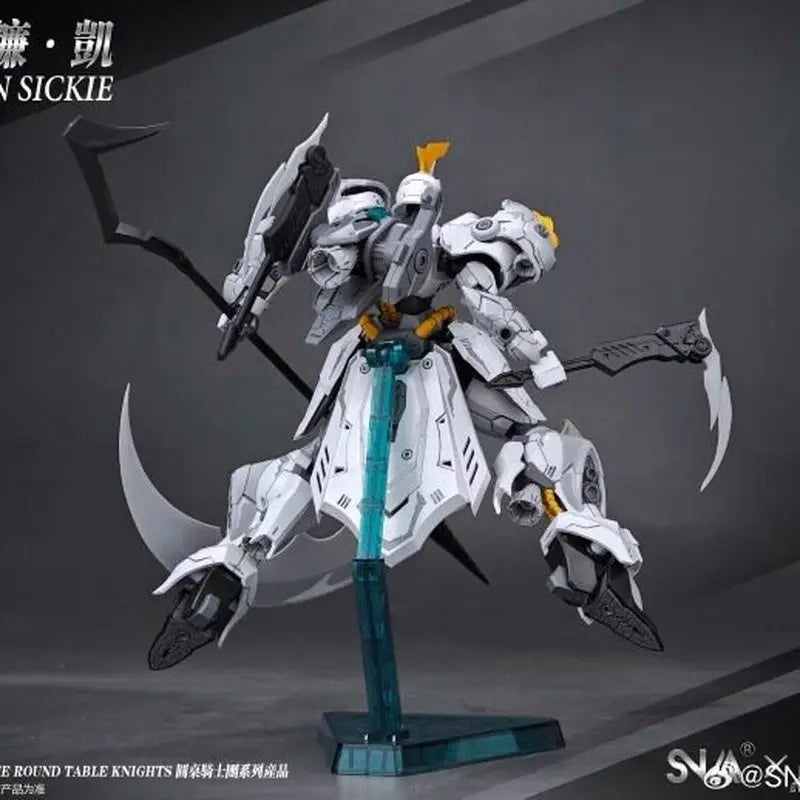 SNAA The Round Table Knights Iron Sickie Kai Shield Knight Articulated Assembled Model In Stock Ornament For Adult Collectors