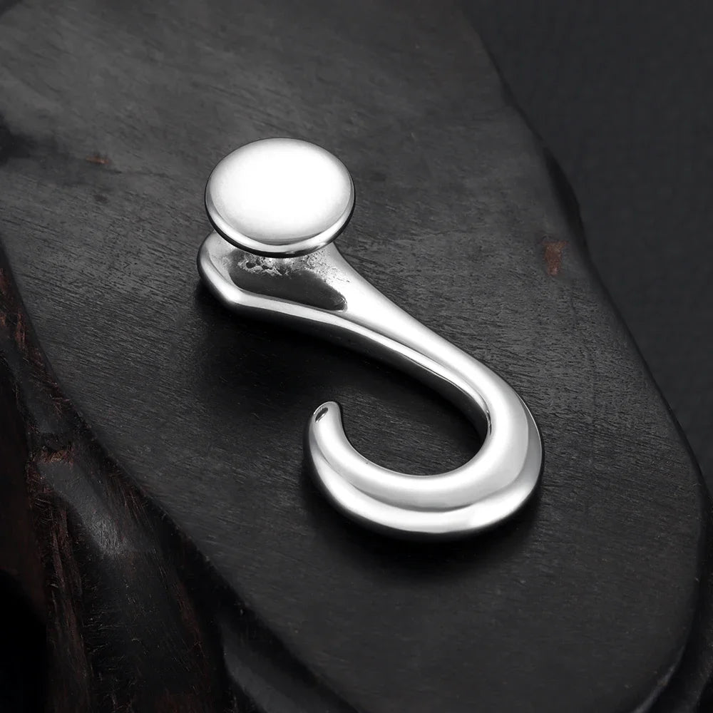 Stainless Steel Hooks Pendant Bracelet Clasp Fishhook Jewelry Making Findings Charms DIY Supplies Accessories Wholesale