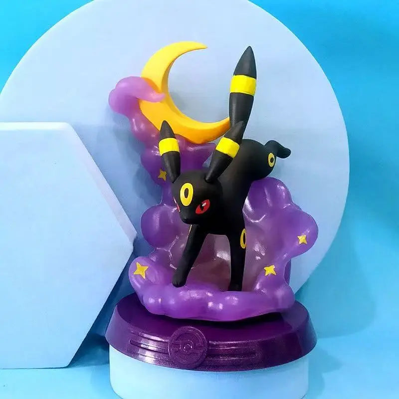 Anime Pokemon Funism Adventure Eevee Family Suit Blind Box Jolteon Sylveon Action Figure Collection Model Kids Toy Gift Replica
