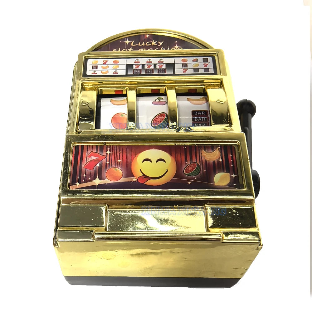 1 Piece Mini Lucky Jackpot 777 Fruit Slot Game Machine Arcade Toy Vending For Fun Birthday Gift Funny Gags Practical Jokes Party