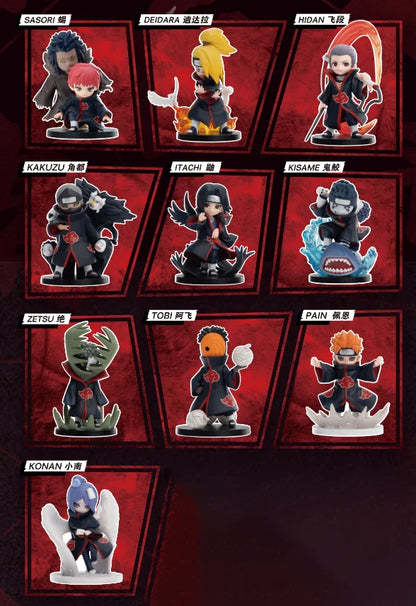 POP MART GONG Naruto Shippuden Akatsuki Arc Series Trendy Blind Random Box Toys Mystery Box Guess Action Figure Surprise Gift