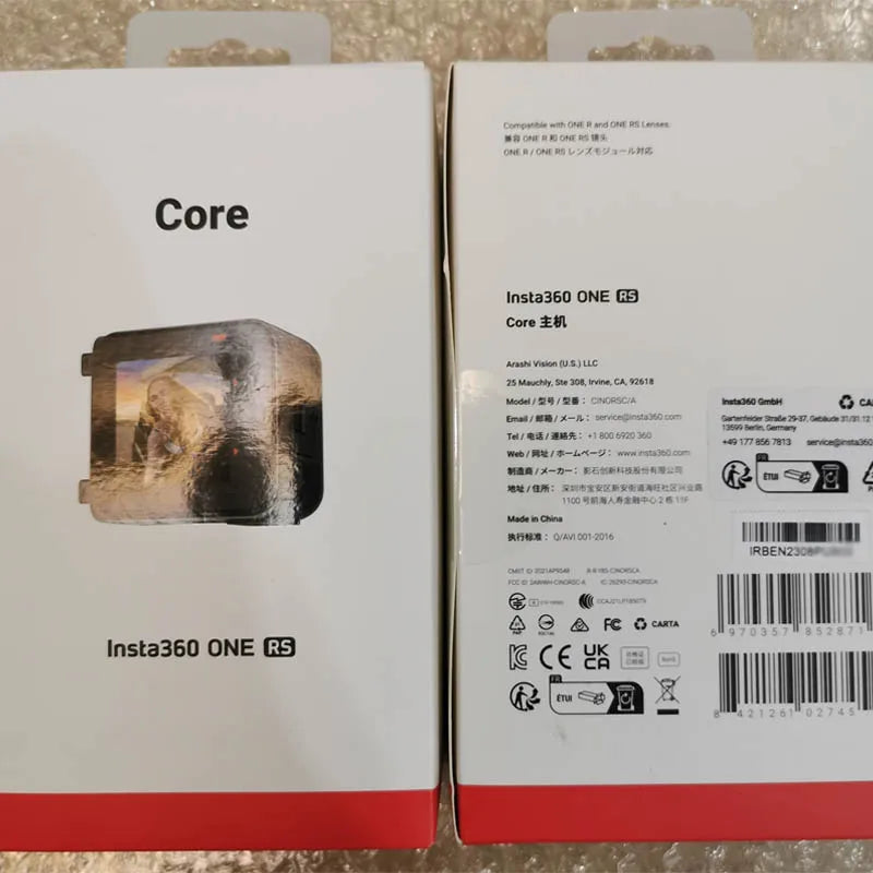 100% NEW Original Insta360 ONE RS Core For Insta360 ONE RS 360 Panoramic Camera