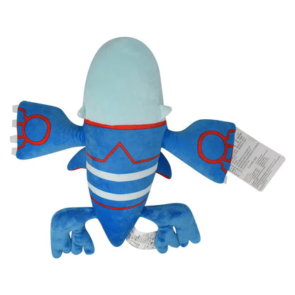 Kyogre Pokemon Shiny Kyogre Plush Toy  Ancient Pokémon Kawaii Whale Soft Stuffed Animal Doll Christmas Gifts for Kids