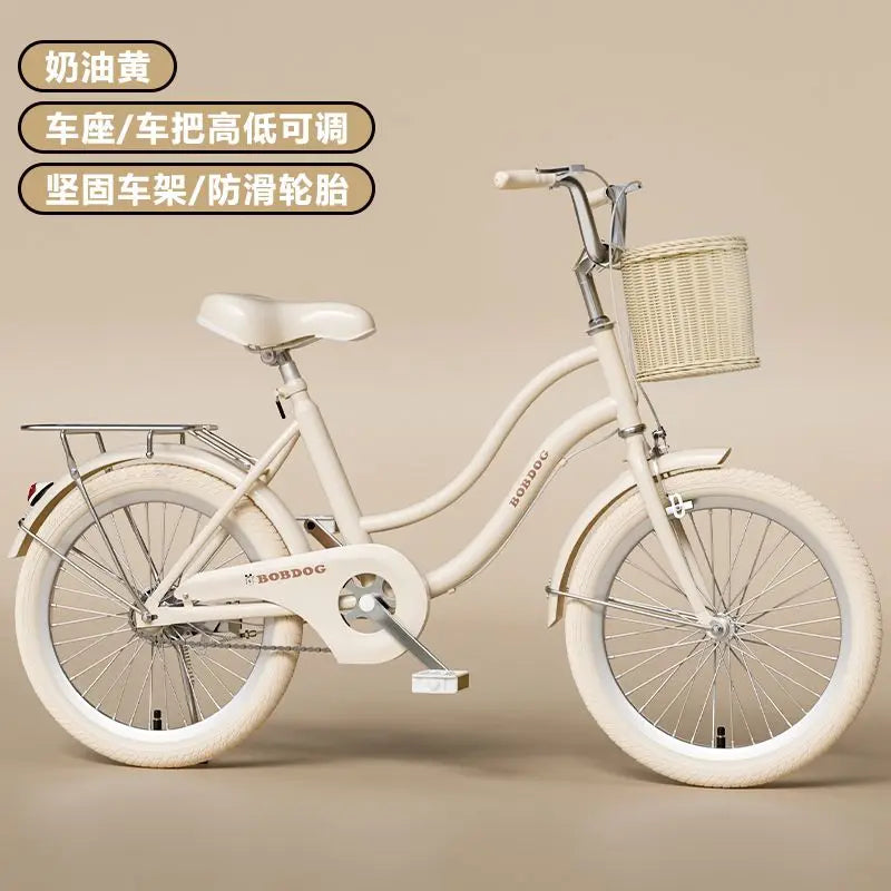 Children's bicycle new princess bike for girls 20-22-24 inch pedal bike for primary and secondary school students