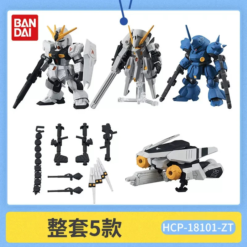 Bandai Gashapon Original Mobile Suit Ensemble (MSE) Gundam RX-78-2 Strike Hi-Nu Wing Astray ZZ Barbatos Assemble Model Kit