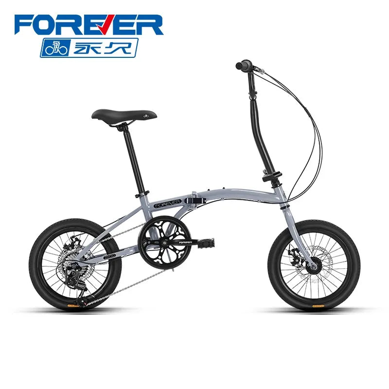 New forever Foldable Bicycle Adult Ultra Light Portable Trunk Bicycle 16inch