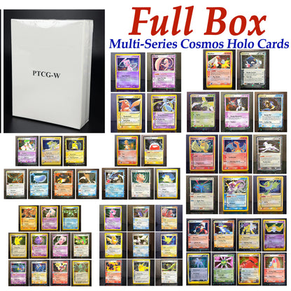 PTCG Full Box Cosmos Holo Multi-Series Meta Staple Charmander Mewtwo Infernape Gengar Blastoise Rayquaza Proxy Cards