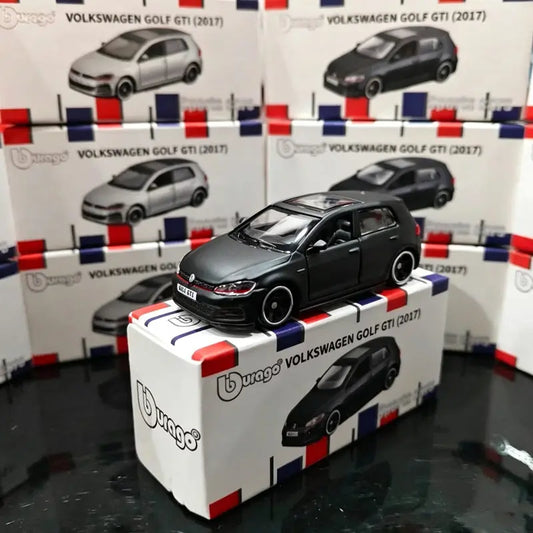 Bburago 1:64 Volkswagen Golf R GTI MK7 2017 Alloy Sports Car Model Diecasts Metal Racing Car Vehicles Model Miniature Scale Gift