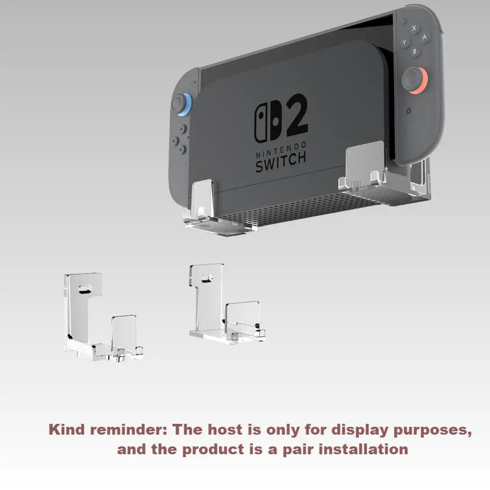 AOLION For Switch 1/2 Host Wall Mounted Bracket NS2 Large Base Alloy Wall Mounted Bracket Handle Storage Bracket