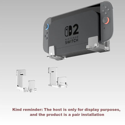 AOLION For Switch 1/2 Host Wall Mounted Bracket NS2 Large Base Alloy Wall Mounted Bracket Handle Storage Bracket
