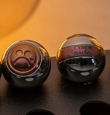 Metal Toys Dz Cyber Ball Bounce Push Slider Fidget Toy Bead Spinner New Original Design Elastic Limit Edc Gadgets Fidget Toys