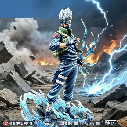 22cm Naruto Anime Action Figure - Hatake Kakashi PVC Model Toy Statue Desk Ornament Collection Gift for Birthday