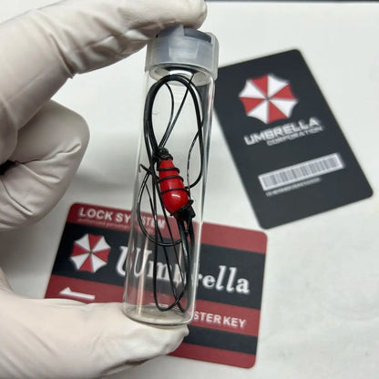 Umbrella Corporation Parasite Virus Sample Vial Resident Evil Figure Game Peripheral Collectible Toy For Horror Game Fans