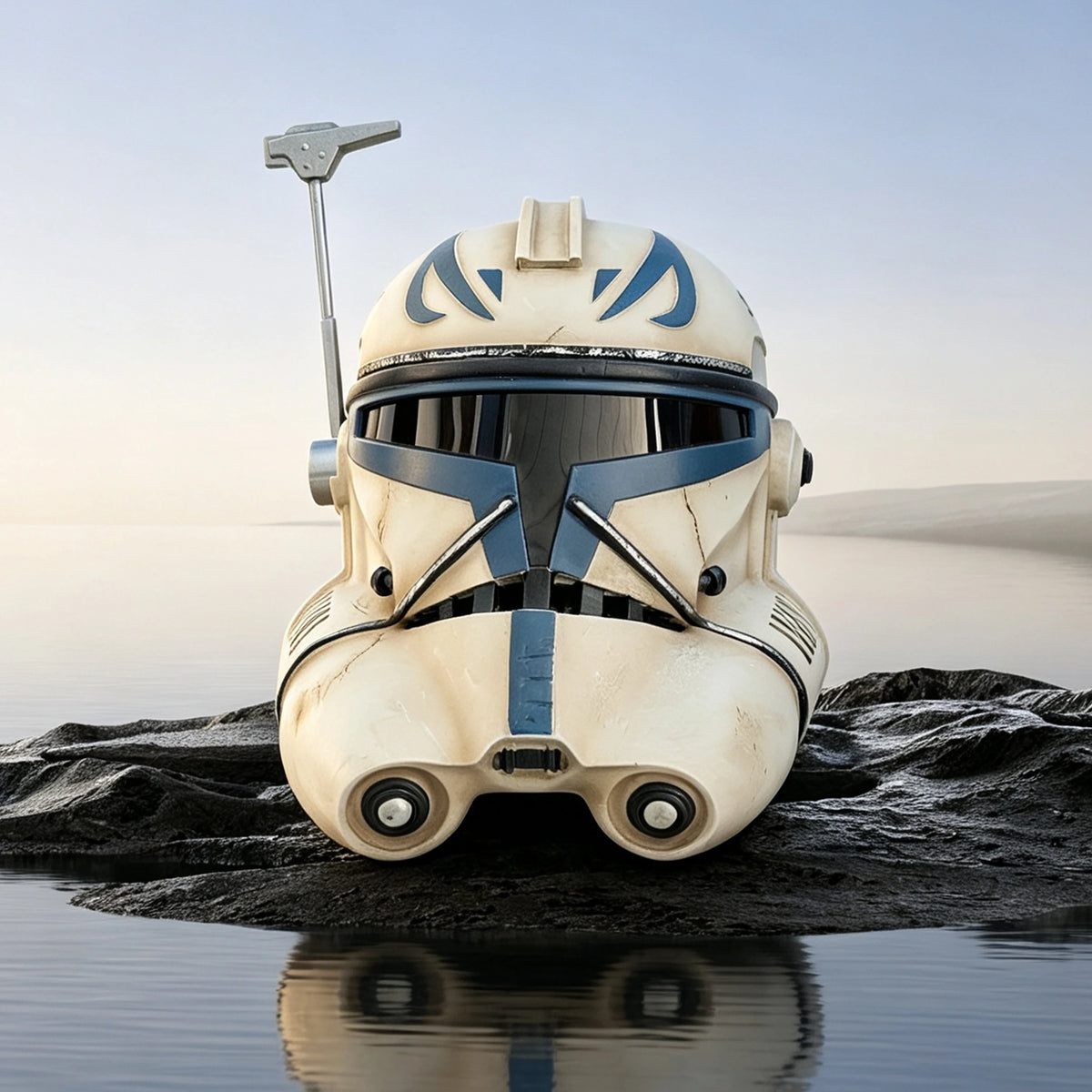 Captain Rex Helmet SW Clone Trooper Phase 2 Cosplay Mask Resin Prop Adult Wearable Halloween Costume Game Collectible Gift