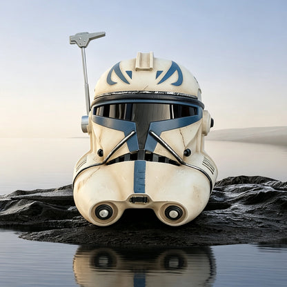 Captain Rex Helmet SW Clone Trooper Phase 2 Cosplay Mask Resin Prop Adult Wearable Halloween Costume Game Collectible Gift