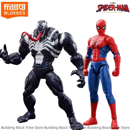 BLOKEES Marvel Building Blocks Champion Class Toy Spider-Man Rocket Raccoon Marc Spector Venom Assembly Model Ornament Gift