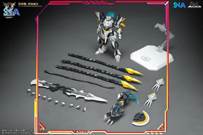 In Stock Snaa 1/144 SC-012 RAMPAGE LION-BEDIVERE Figure The Round Table Knights Figurine Model Pvc Statue CollectionToy Original