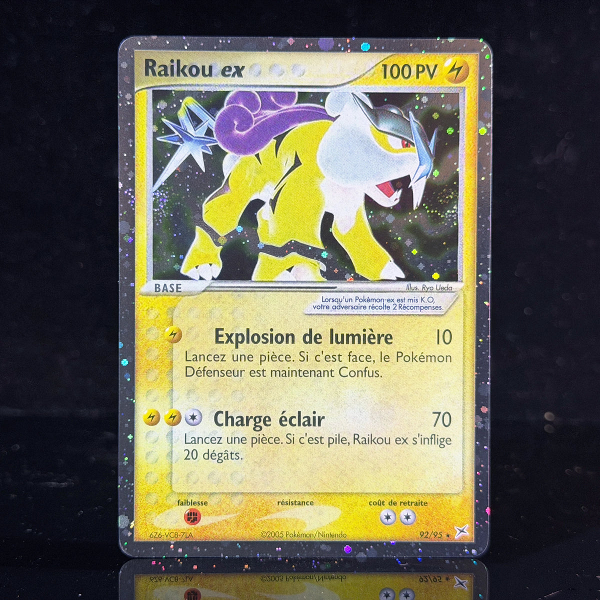 2003–2007 French Vintage PKM ex Holo Cards Set Featured Lugia Ho-Oh Mewtwo Classic EX Era TCG Trading Cards Collection DIY Toys