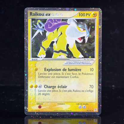 2003–2007 French Vintage PKM ex Holo Cards Set Featured Lugia Ho-Oh Mewtwo Classic EX Era TCG Trading Cards Collection DIY Toys