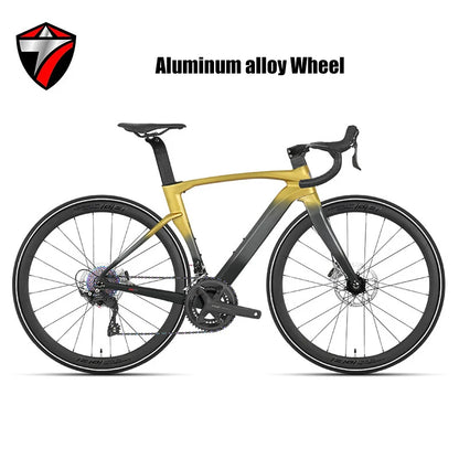 TWITTER New CYCLONE RS-24S Shift+105 Derailleur Carbon Road Bike 4-Pistons Oil Disc Brake Racing Bicycle 700*28C for Men Women