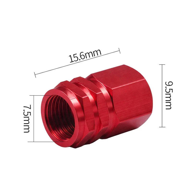 Car Wheel Tyre Tire Air Aluminum Alloy Valve Caps For Toyota GR Sport Gazoo Racing Yaris 86 Corolla Hilux Supra C-HR Accessories