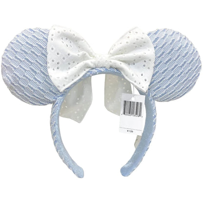 2025 Disney Solid Color Minnie Mouse Ear Headband Large Sequin Hairbands Party Christmas Halloween Cosplay Costume for Girls