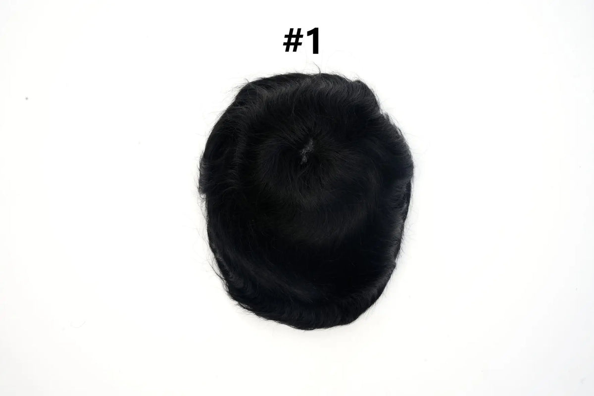 Os21 0.03-0.04mm NG Clearance Thin Skin Toupee Capillary Prothesis Hair Piece For Men Hair Replacement System V Loop Men Toupee