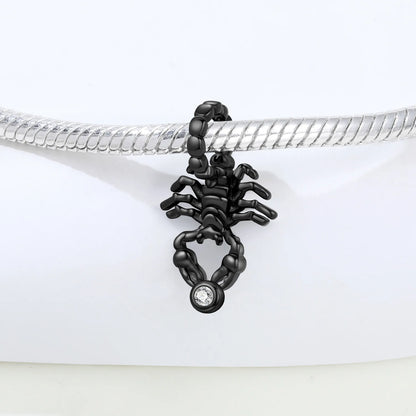 Black Series 925 Sterling Silver Mystical Luck Black Cat Magic Protection Charm Fit DIY Bracelet Necklace Niche Gothic Gifts