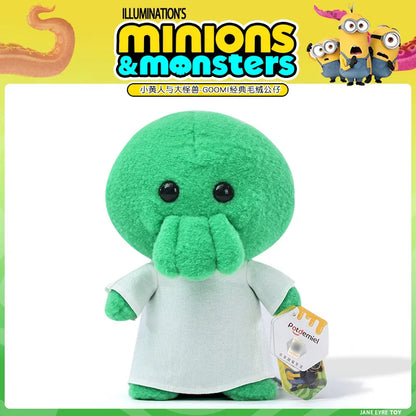 Genuine In Stock Minions Monsters Plush Keychain Plush Doll Soft Stuffed Toys Bag Charm Decoration Gift Kawaii Goomi‌ Xmas Gift