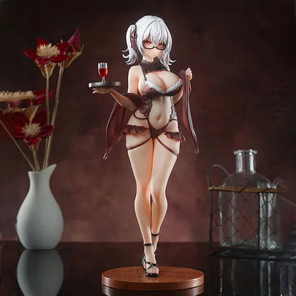 26cm SIKI ANIM Alvina chan Wet Sexy Anime Figure Wine Waiter Girl Cynthia/Ensoutoys Dongtan Action Figure Adult Model Doll Toys