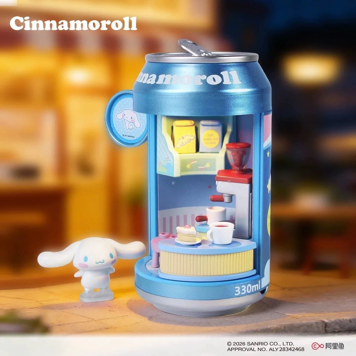Anime Sanrio Character Soda Can Assembly Series Blind Box  Anime Figure Cinnamoroll Hello Kitty Kuromi My Melody Collect Gift