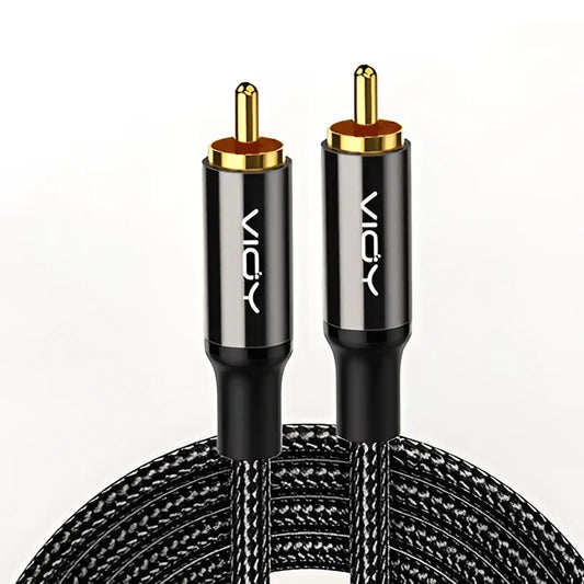 Subwoofer Cables Digital Coaxial Audio Cable HiFi 5.1 SPDIF RCA Male To Male Stereo Audio Cord for Home Theater HD TV Amp