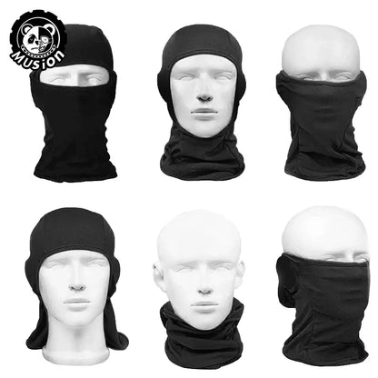 Musion Fashion Print Face Balaclava Tube Mask Motorcycle Windproof Dustproof Sunscreen Unisex Bandana Original Headband Scarf