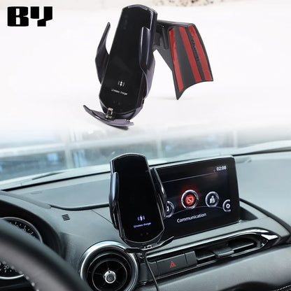 For Mazda MX5 MX-5 ND 2016-2024 ABS central control air outlet right mobile phone holder GPS navigation holder car accessories