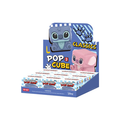 POP MART Disney Classics POP CUBE-3 Series Figures 1PC/9PCS POPMART Blind Box Cute Figurine Toy Action Figure