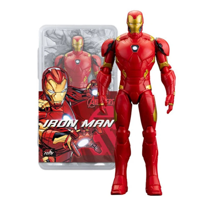 18CM Avengers Legends Figure ZDTDS Original Toy Set Spider Captain Miles Morales Thanos Ghost Iron Man Hulk Box Thor Falcon Doll