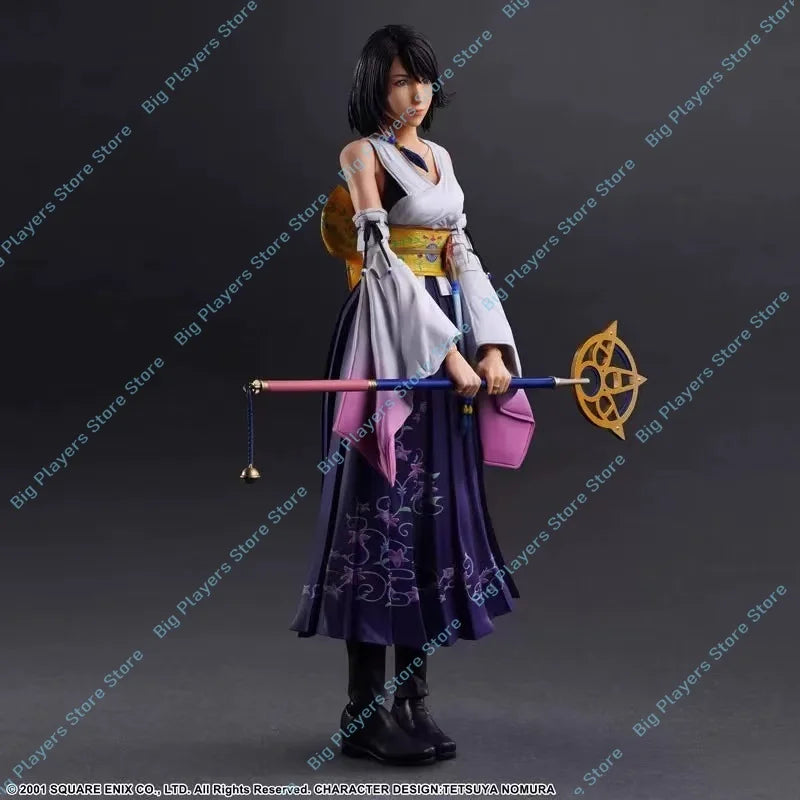 In Stock Play Arts Kai Yuna 2.0 & Tifa Final Fantasy X Action Figures