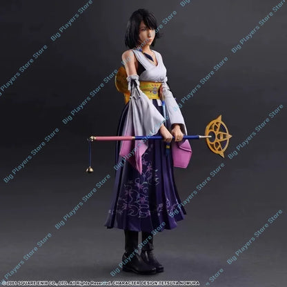 In Stock Play Arts Kai Yuna 2.0 & Tifa Final Fantasy X Action Figures